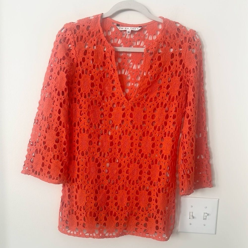 Trina Turk Swim Cover Up Top S